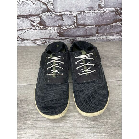 Olukai Nohea Moku Blue Grey Mesh Textile Casual Loafers Shoes Men Sz 10M US/43EU - Picture 11 of 16